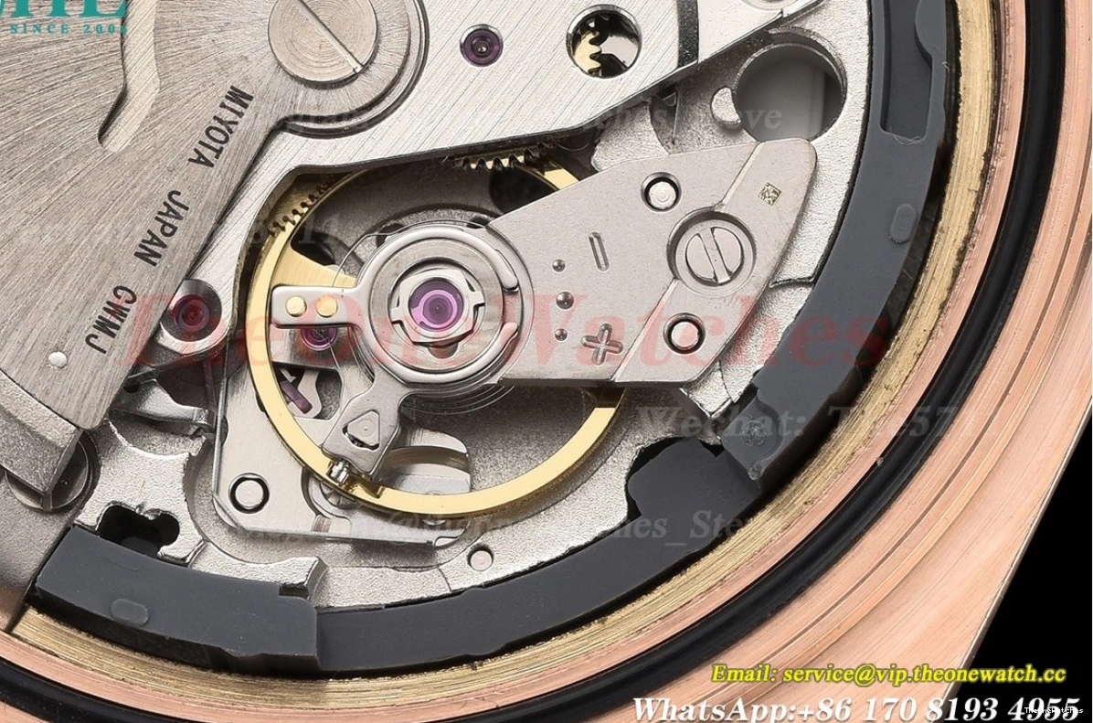 Daydate GDF MY8215 RG Black 40mm RG Dial 0319